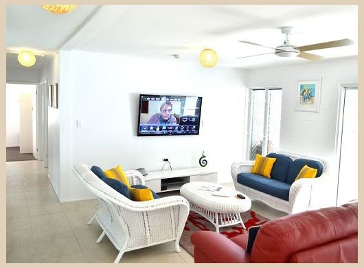 Port Douglas Beach House open lounge